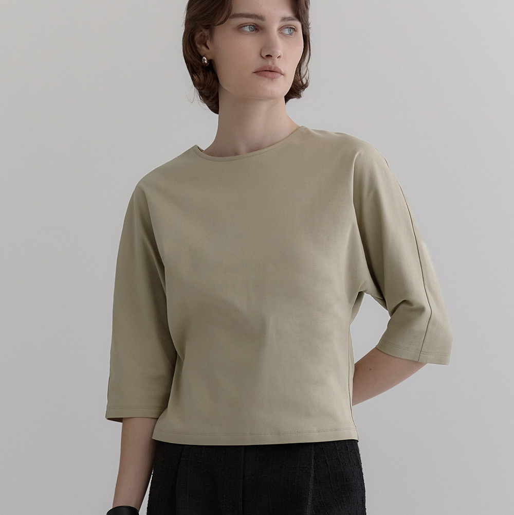 30%OFF SALE セール YONFA ヨンファ 23SS ラグランティー khaki