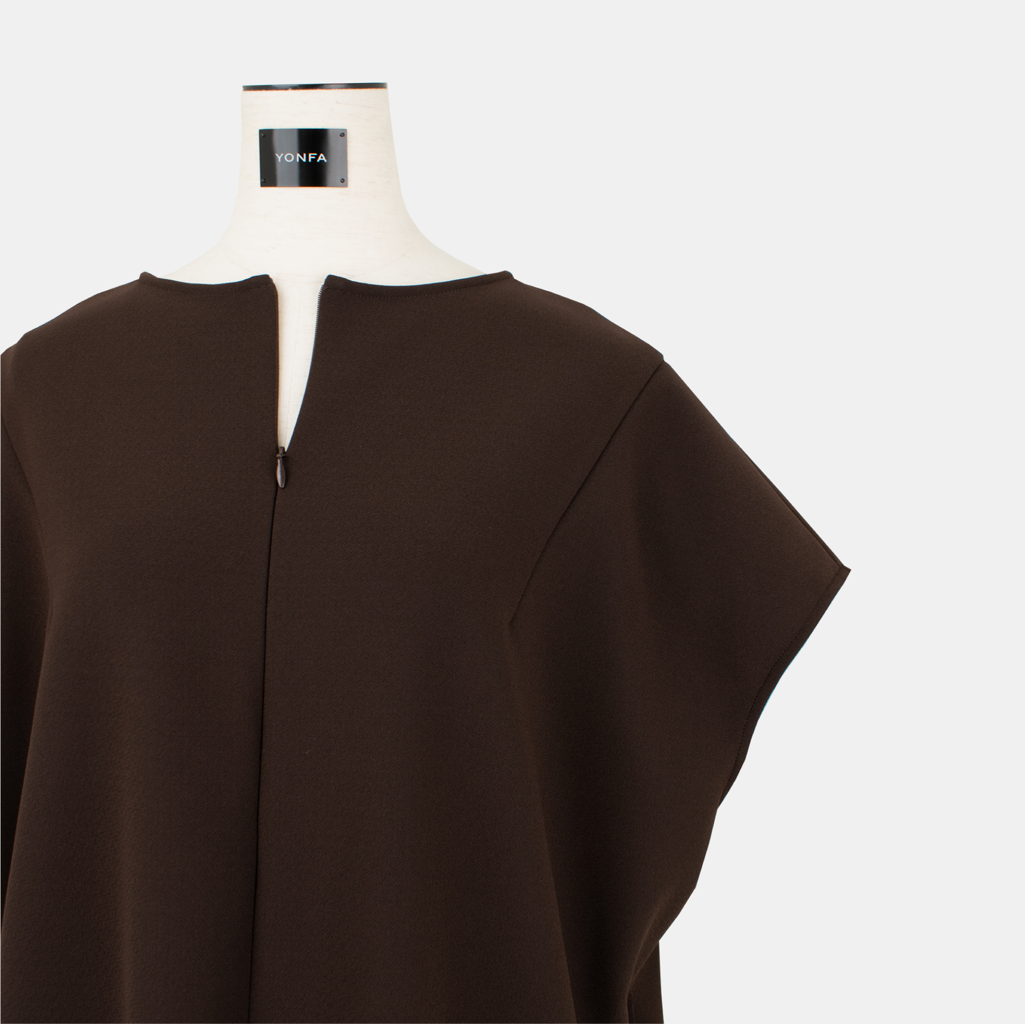 クーコーベスト　yonfa YONFA / 【SAMPLE SALE】クーコーワンピース (brown)