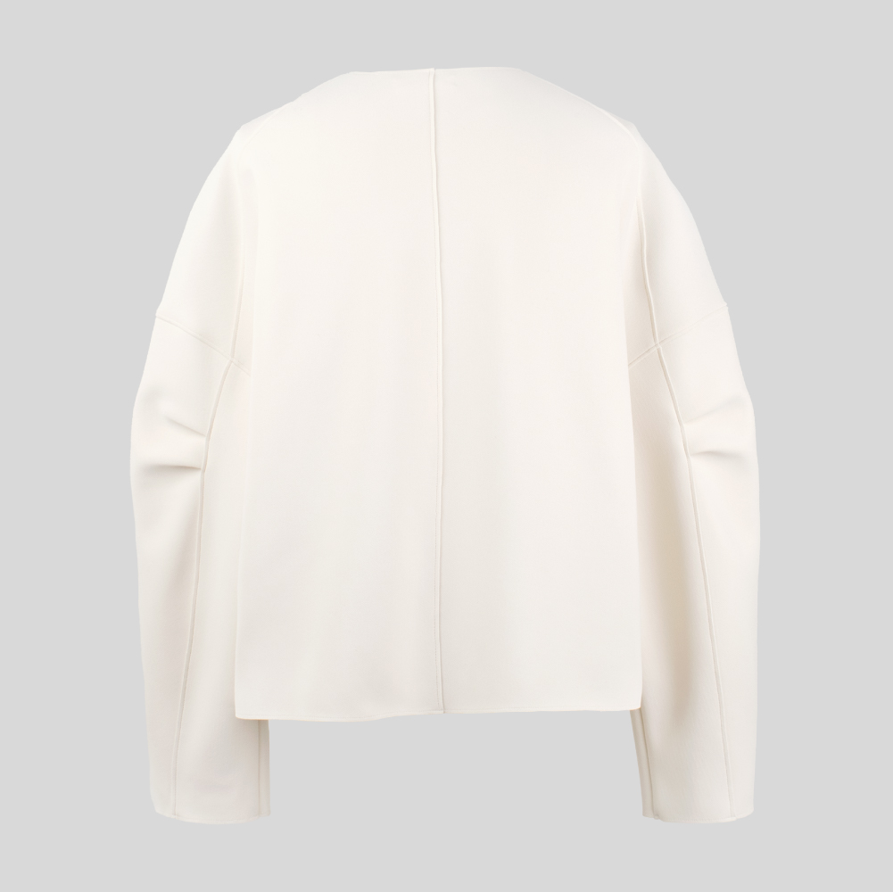 YONFAヨンファクーコーVネックルーズガーディガンミルク YONFAヨンファクーコーVネックルーズガーディガンミルク