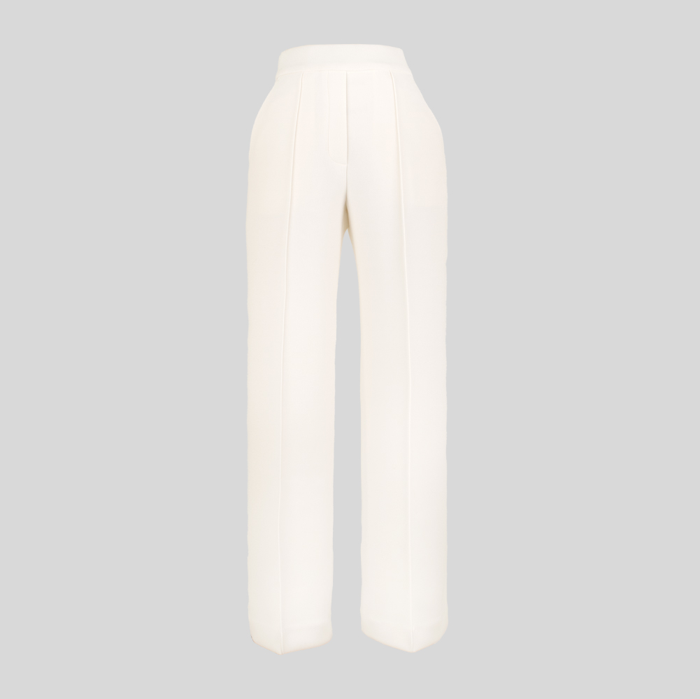 YONFA / 【SAMPLE SALE】クーコーワイドパンツ (milk)