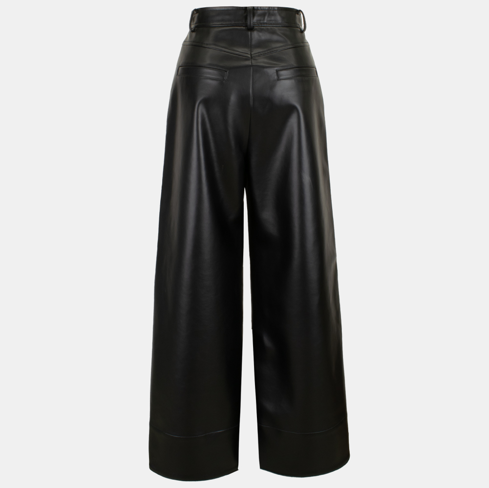 YONFA / 【SAMPLE SALE】レザーパンツ (black)