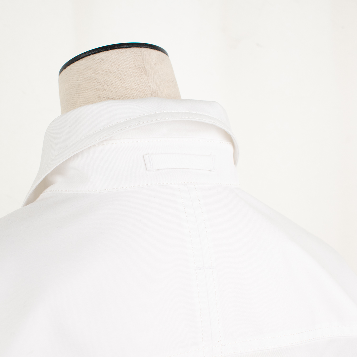 YONFA / 【SAMPLE SALE】ボクシークロップドシャツ (white)