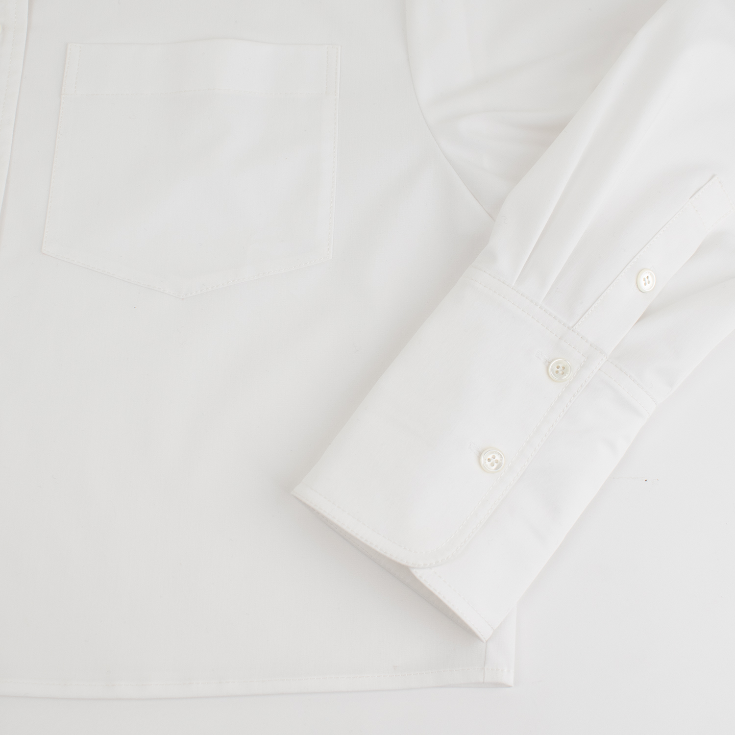 YONFA ボクシークロップドシャツ (white) YONFA / 【SAMPLE SALE】ボクシークロップドシャツ (white)