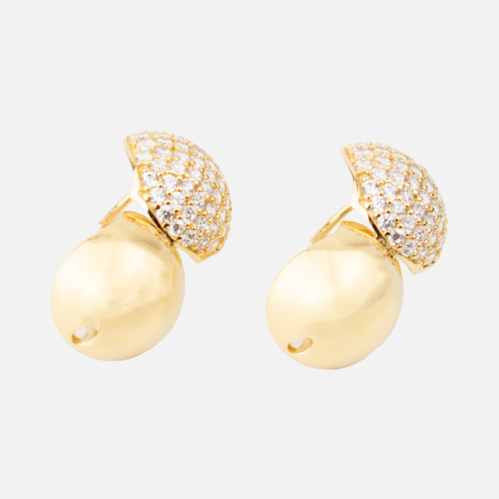 新品未使用　YONFA サークルピアス　（gold ￼） YONFA / 【SAMPLE SALE】サークルピアス (gold)