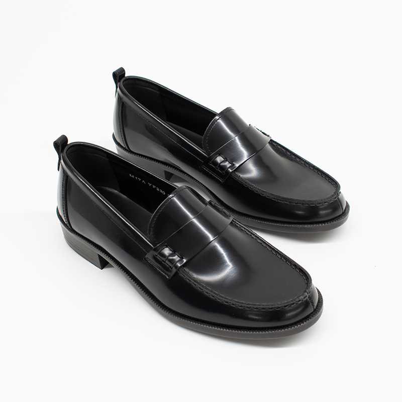 YONFA HARUTA ローファー 23.5新品未使用 YONFA / 【SAMPLE SALE】HARUTA×YONFA シンプルローファー 24 cm (black)