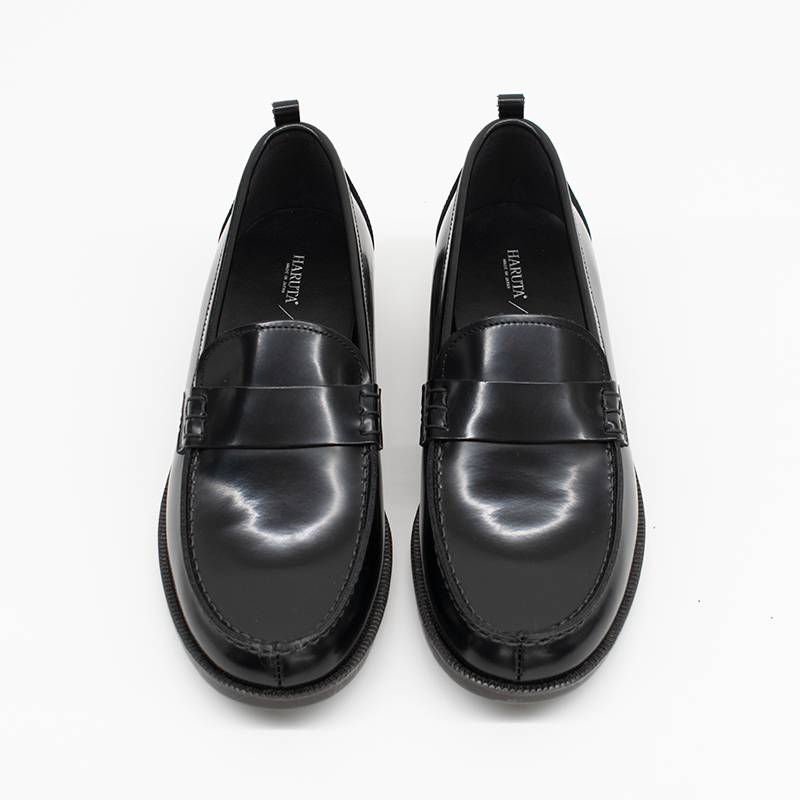 YONFA HARUTA ローファー 23.5 YONFA / 【SAMPLE SALE】HARUTA×YONFA シンプルローファー 24 cm (black)