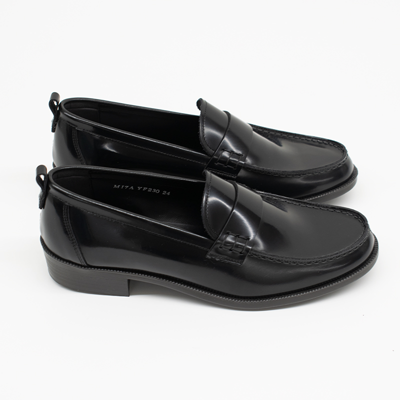 HARUTAxYONFA ローファー HARUTA ブラック 日本製(24センチ) eeの通販