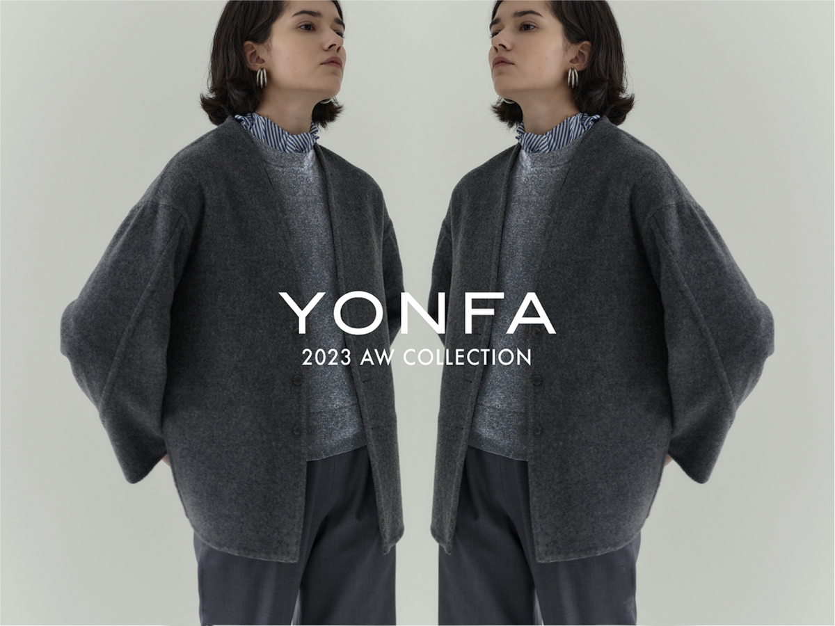 YONFA モダン L/S ティー (charcoal gray)-